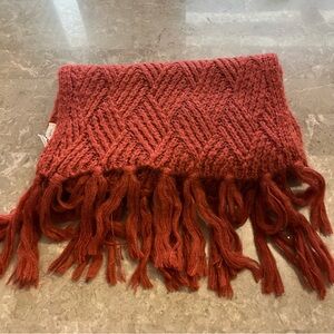 Treasure & Bond Rust Knit Scarf